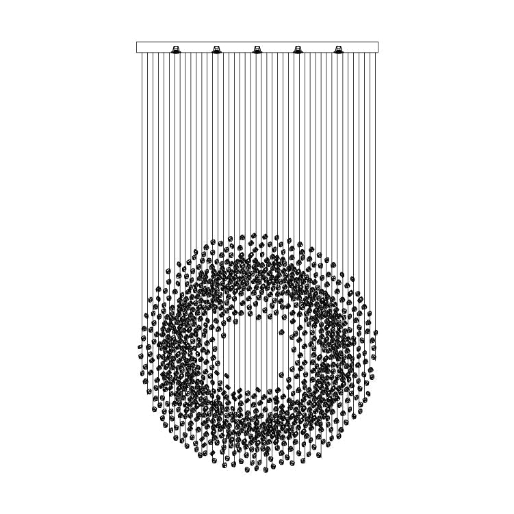 Rosette Chandelier