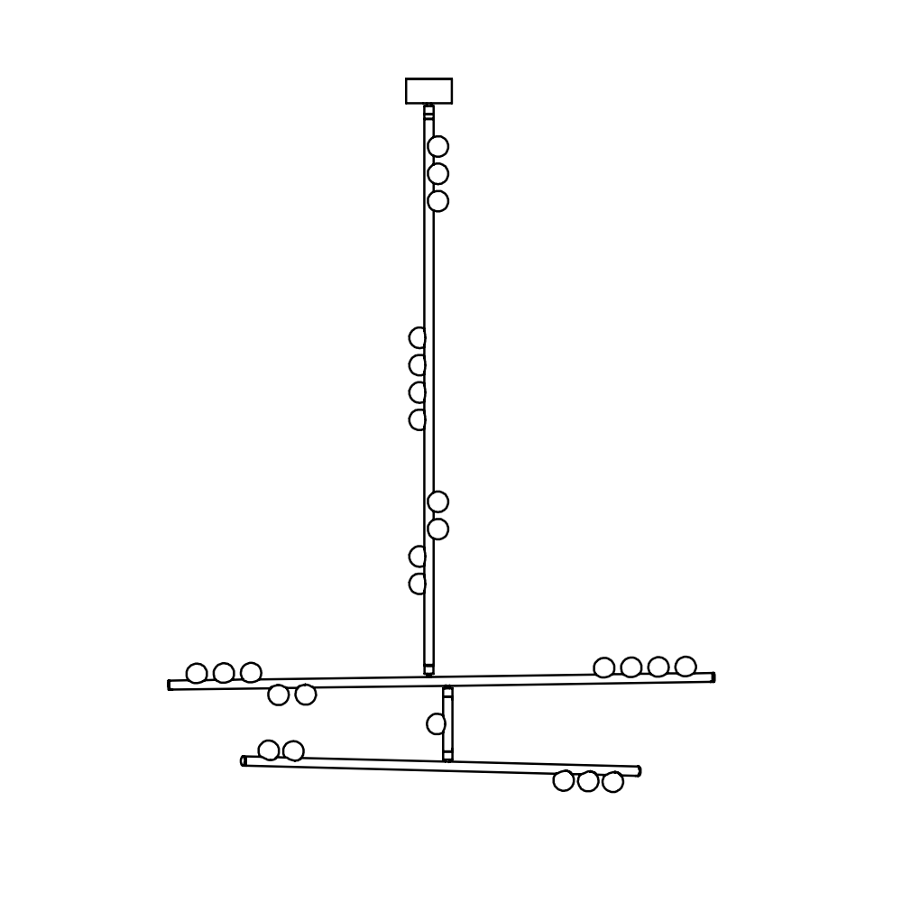 Drop System Chandelier