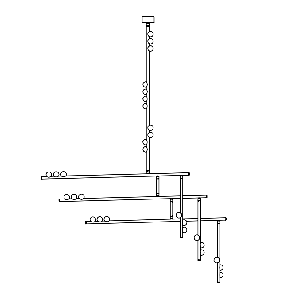 Drop System Chandelier