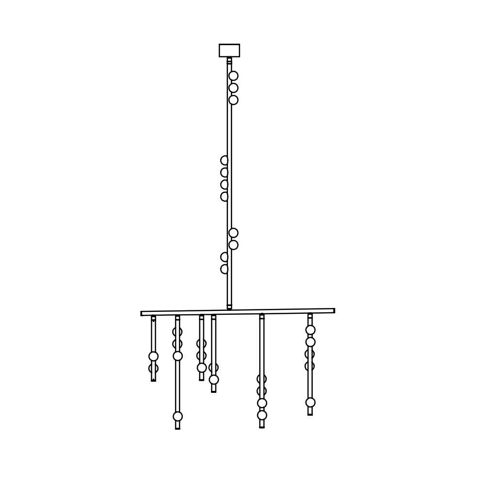 Drop System Chandelier