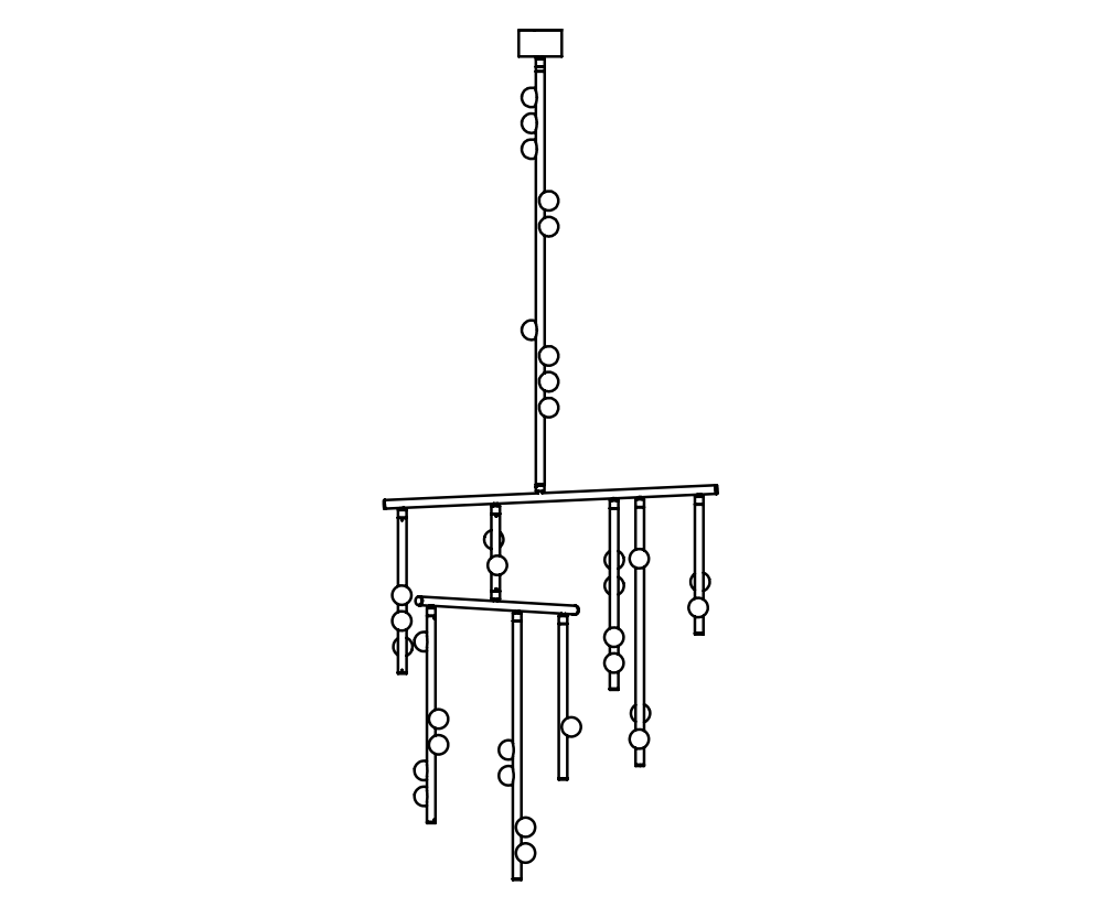 Drop System Chandelier