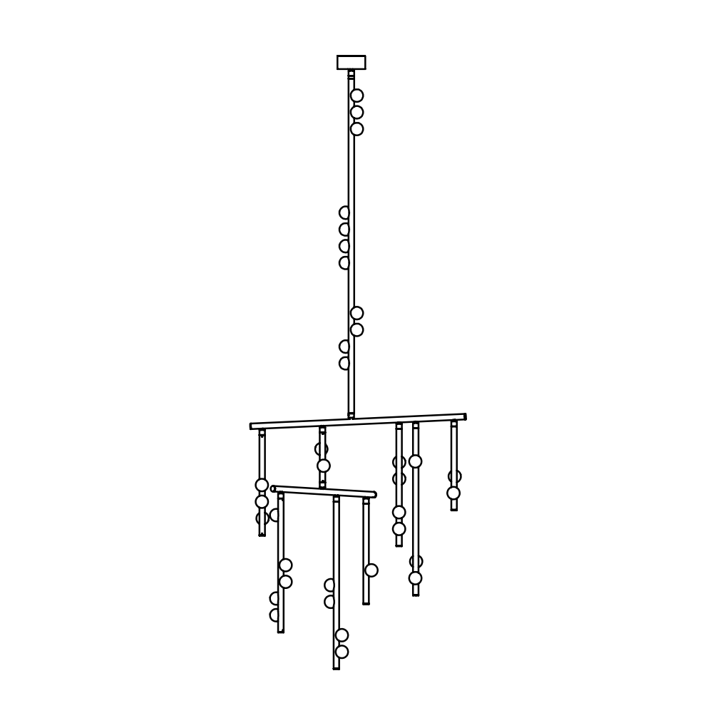 Drop System Chandelier