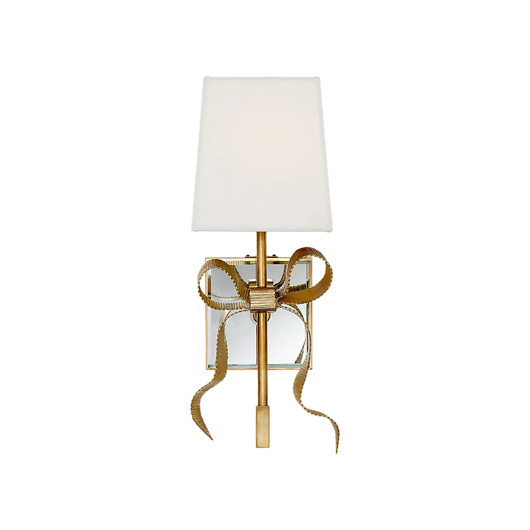Ellery Gros-Grain Bow Sconce
