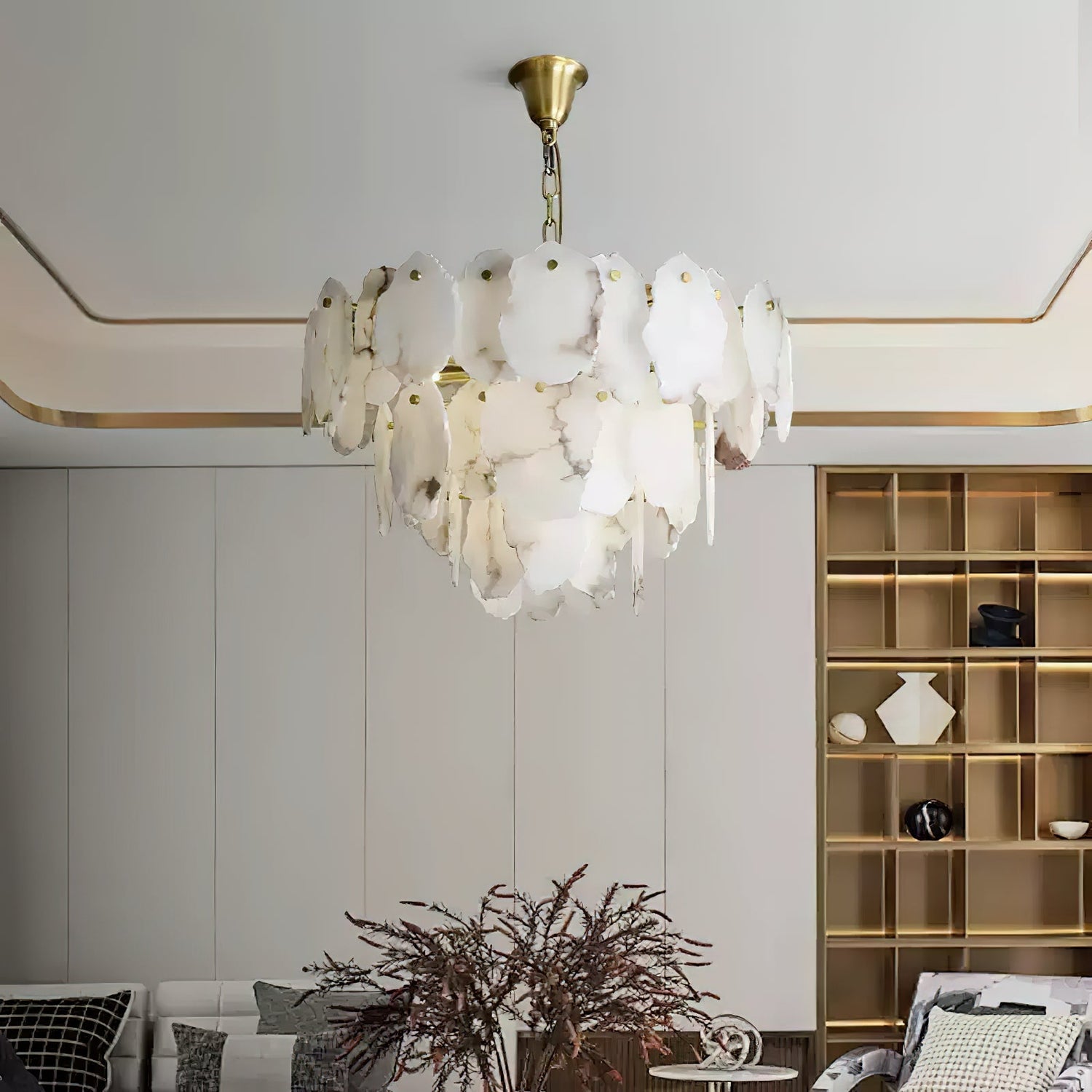 Esther Multiple Alabaster Chandelier