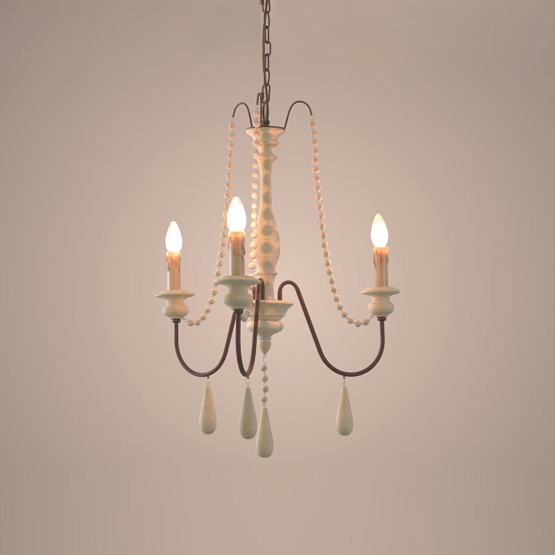 Farmhouse Beaded Chandelier