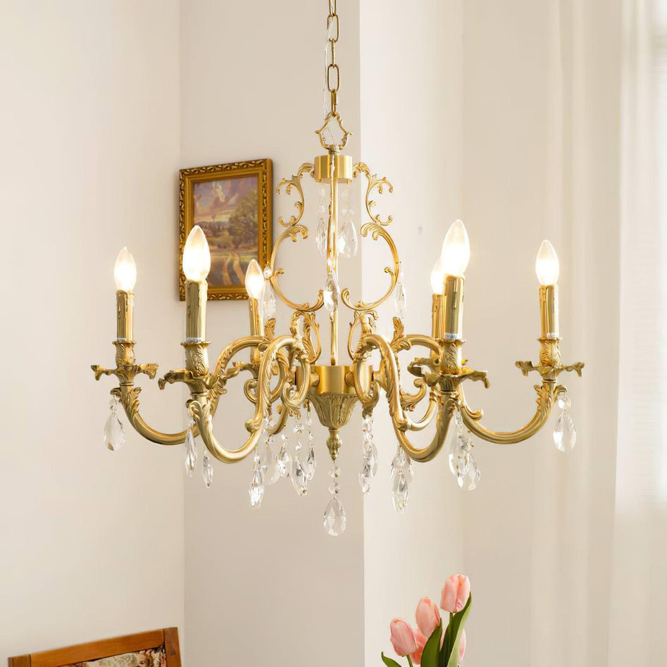 Faupel Crystal Vintage Chandelier