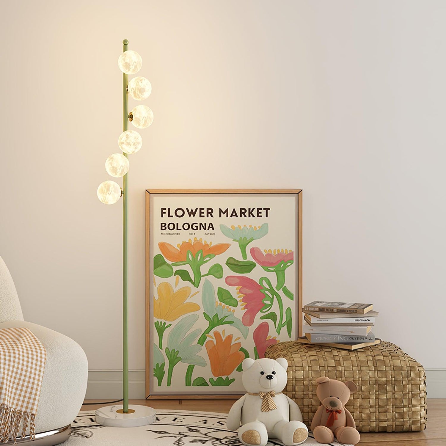 Flight on the Moon Floor Lamp