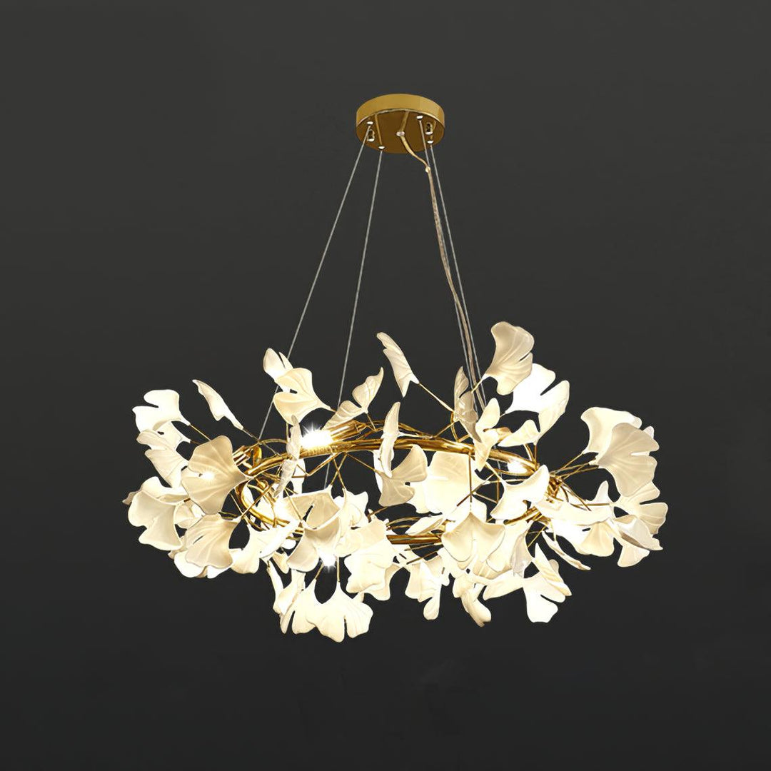 Carias Series Circle Gingko Chandelier