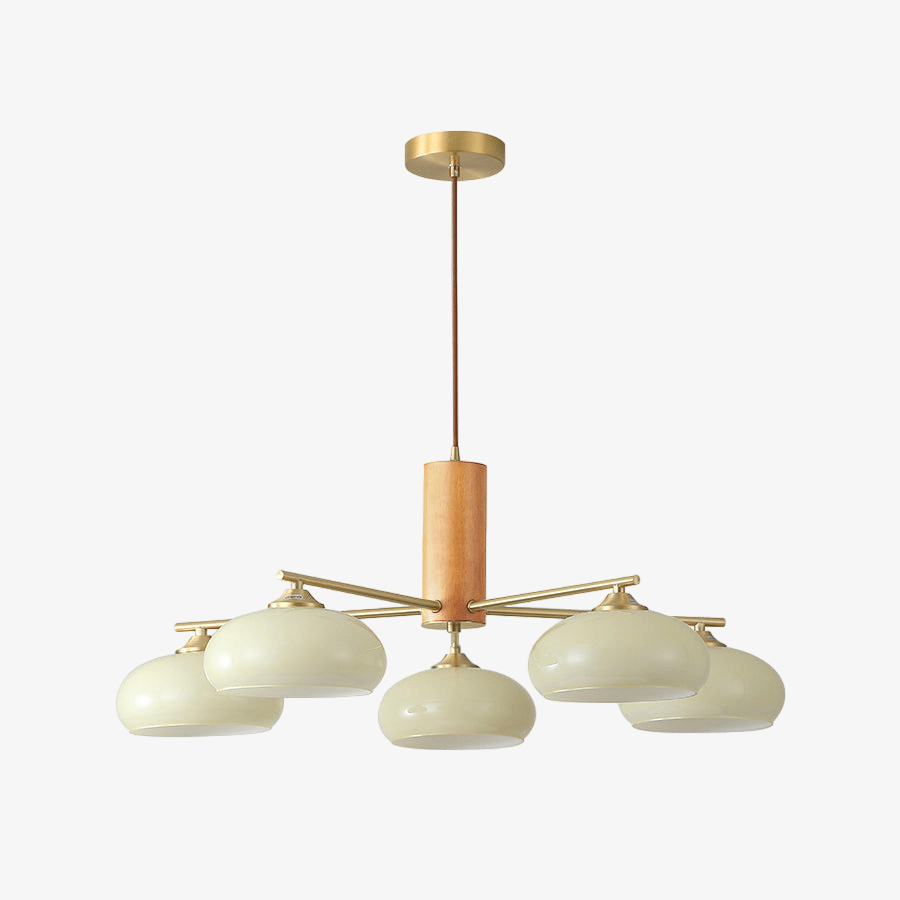 Glorious Persimmon Chandelier