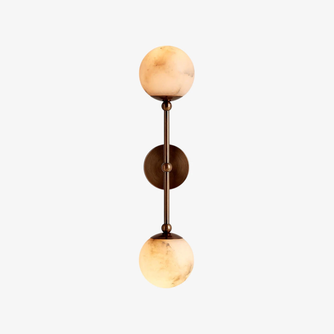 Jon 2 Light Alabaster Wall Sconce