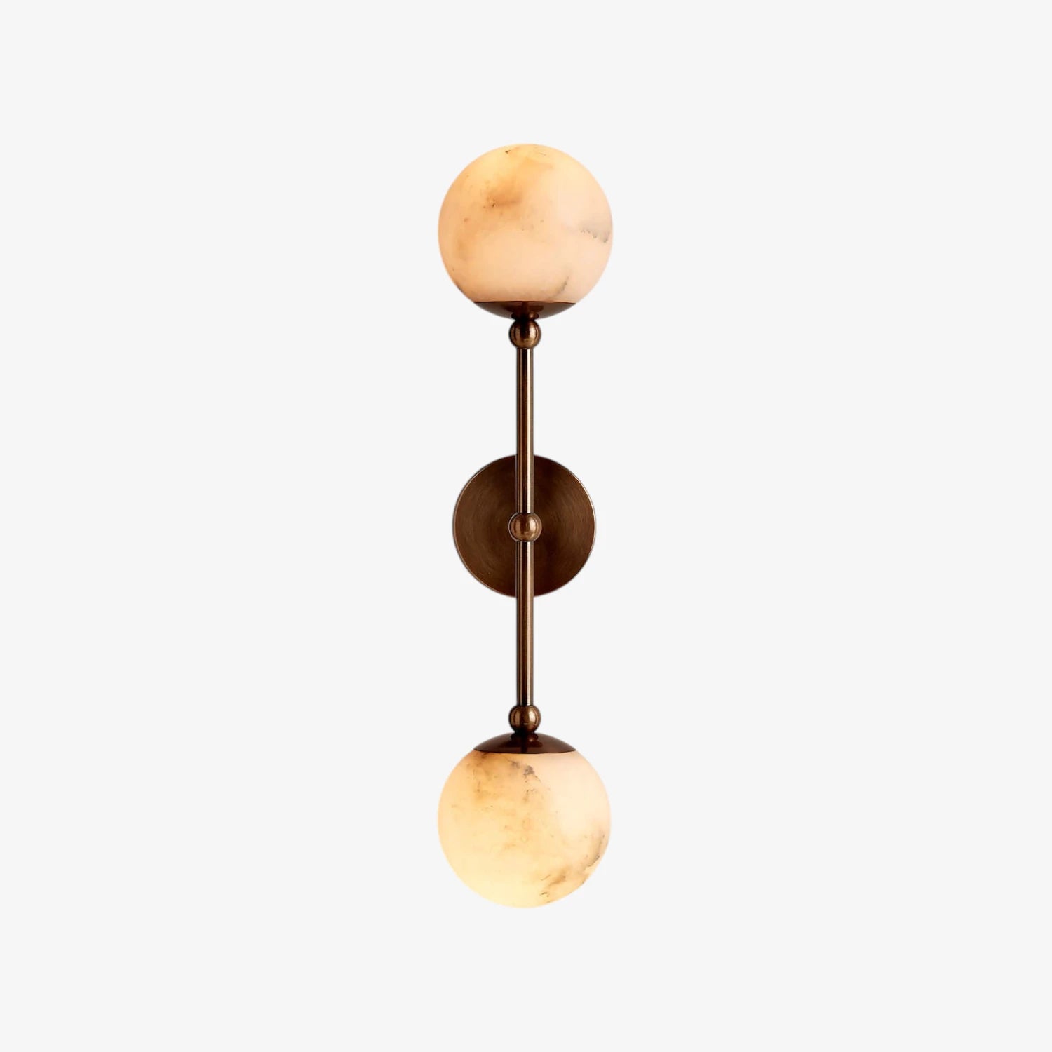 Jon 2 Light Alabaster Wall Sconce