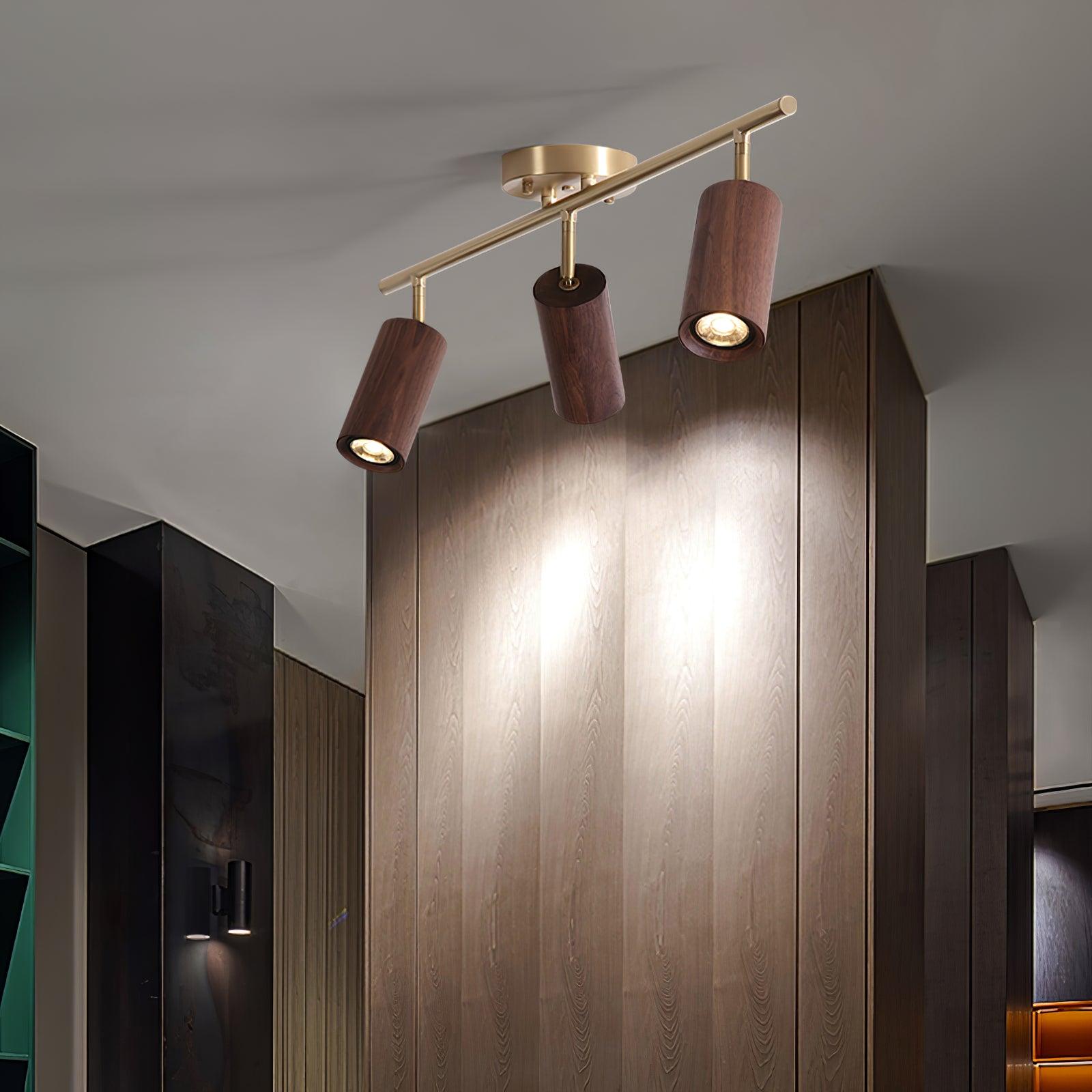 Laforge Wooden Flush Mount Lighting