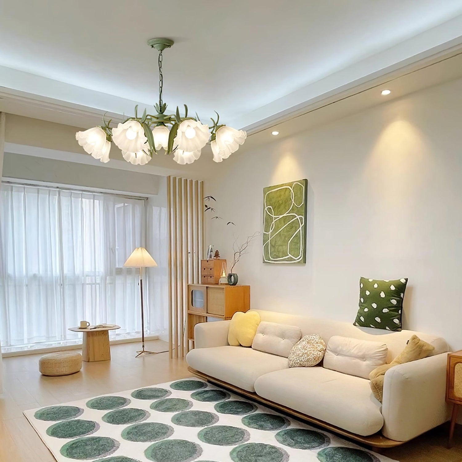 Lily of the Valley 39A Chandelier
