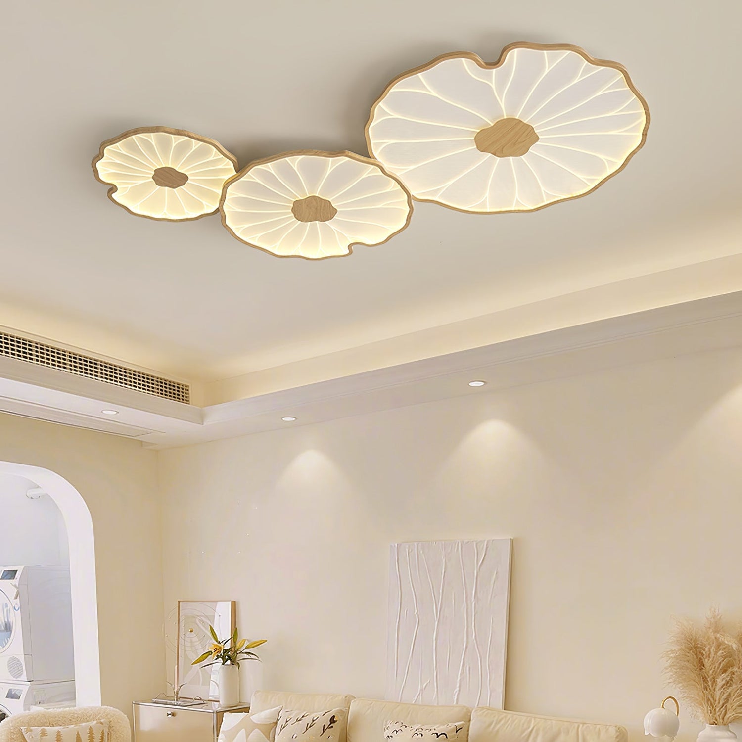 Rosalee Lotus Flush Mount Lighting