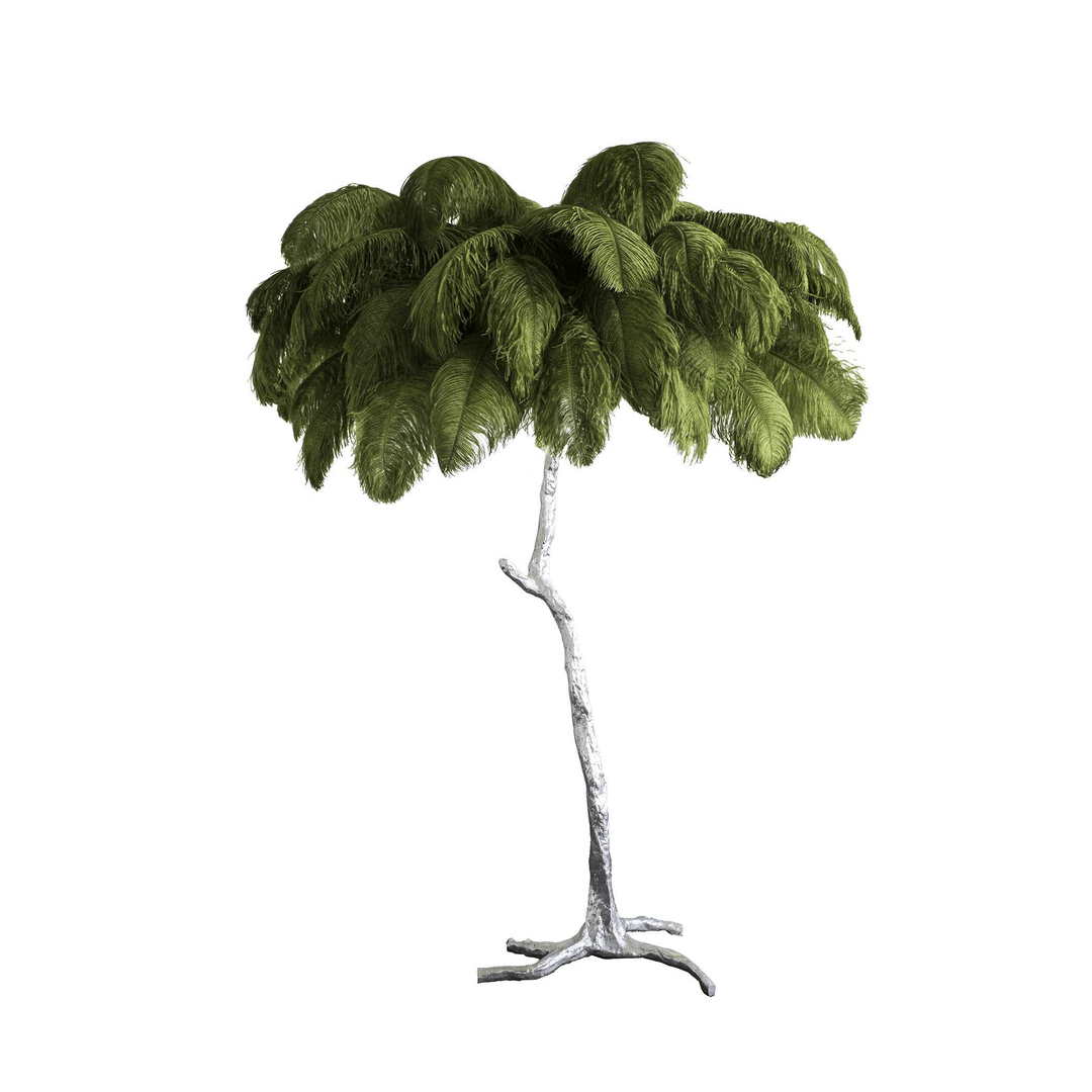 Fero Ostrich Feather Floor Lamp
