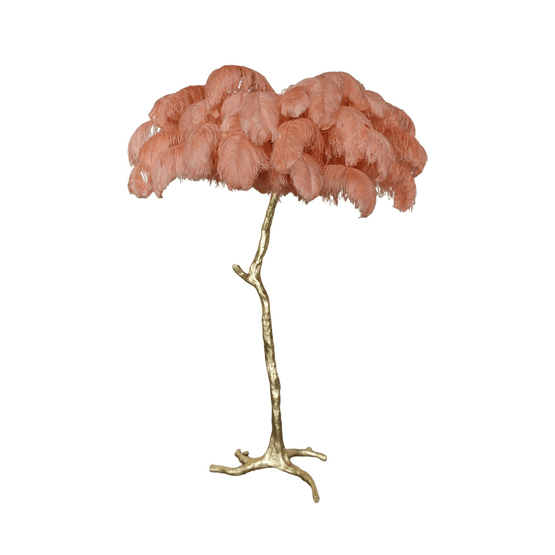 Fero Ostrich Feather Floor Lamp