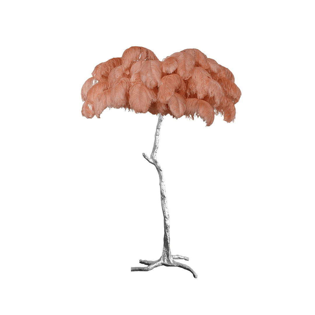 Fero Ostrich Feather Floor Lamp