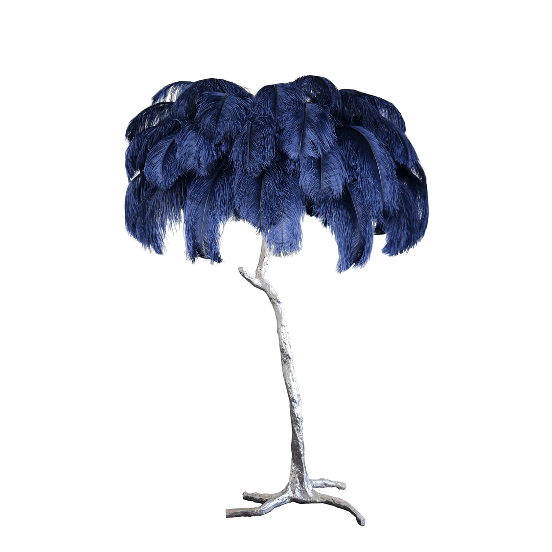 Fero Ostrich Feather Floor Lamp