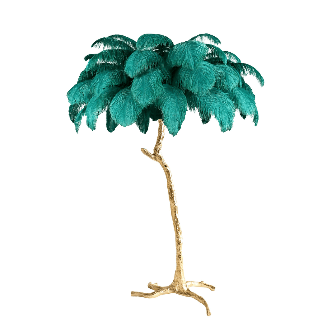 Fero Ostrich Feather Floor Lamp