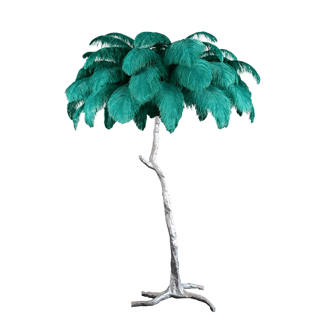 Fero Ostrich Feather Floor Lamp