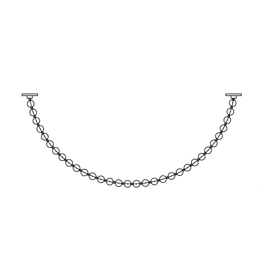 Pearl Necklace Pendant Light