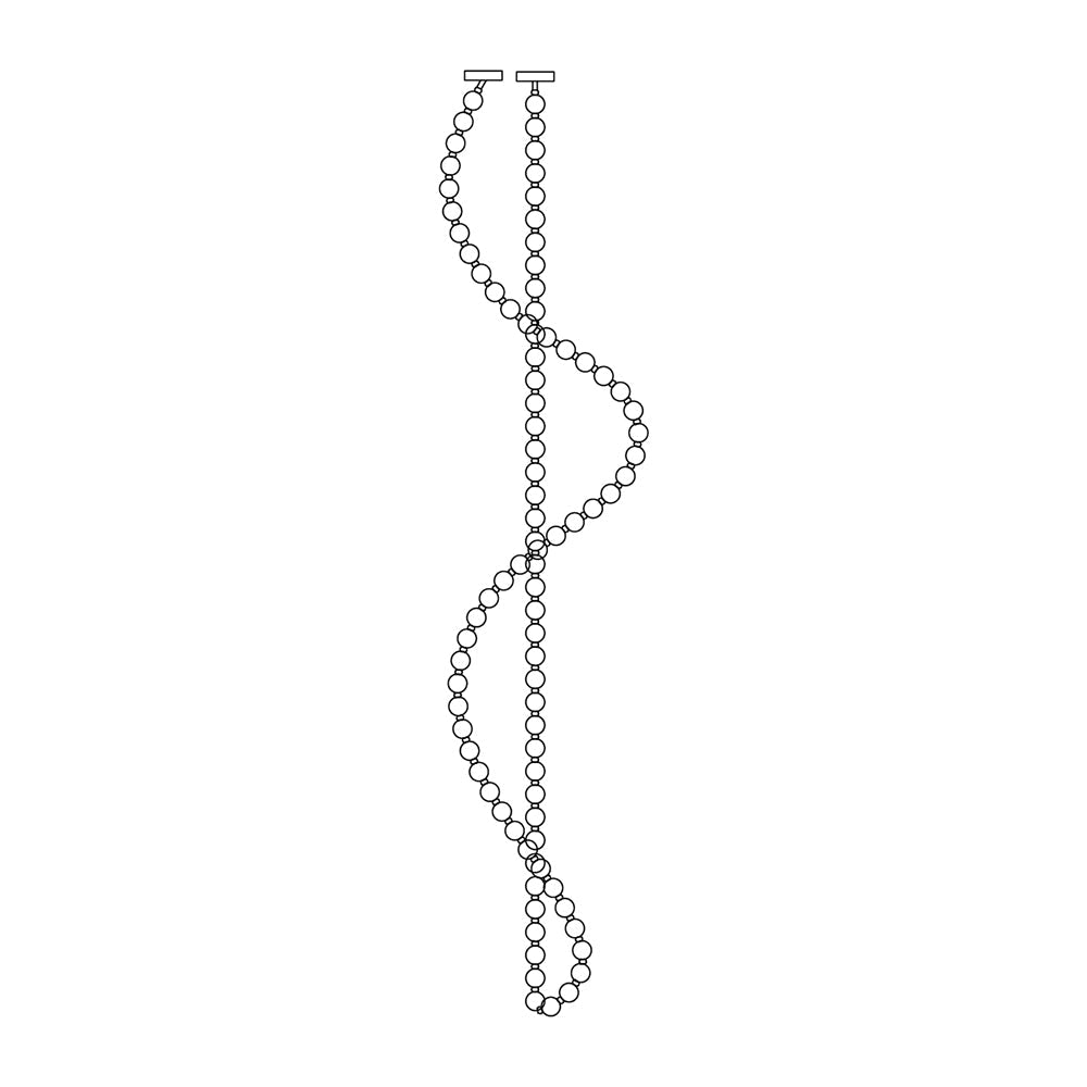 Pearl Necklace Pendant Light