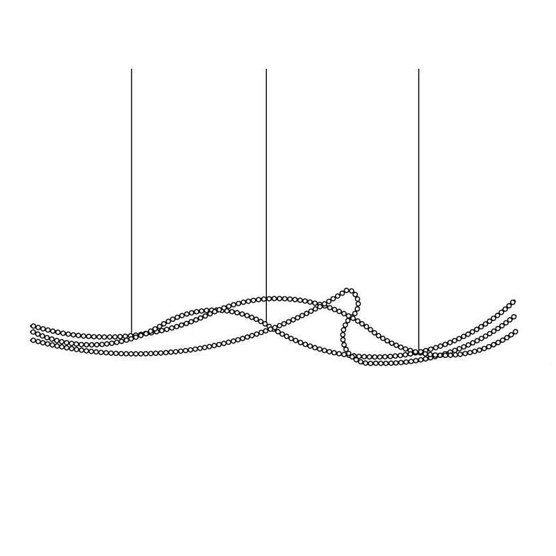 Pearl Necklace Pendant Light