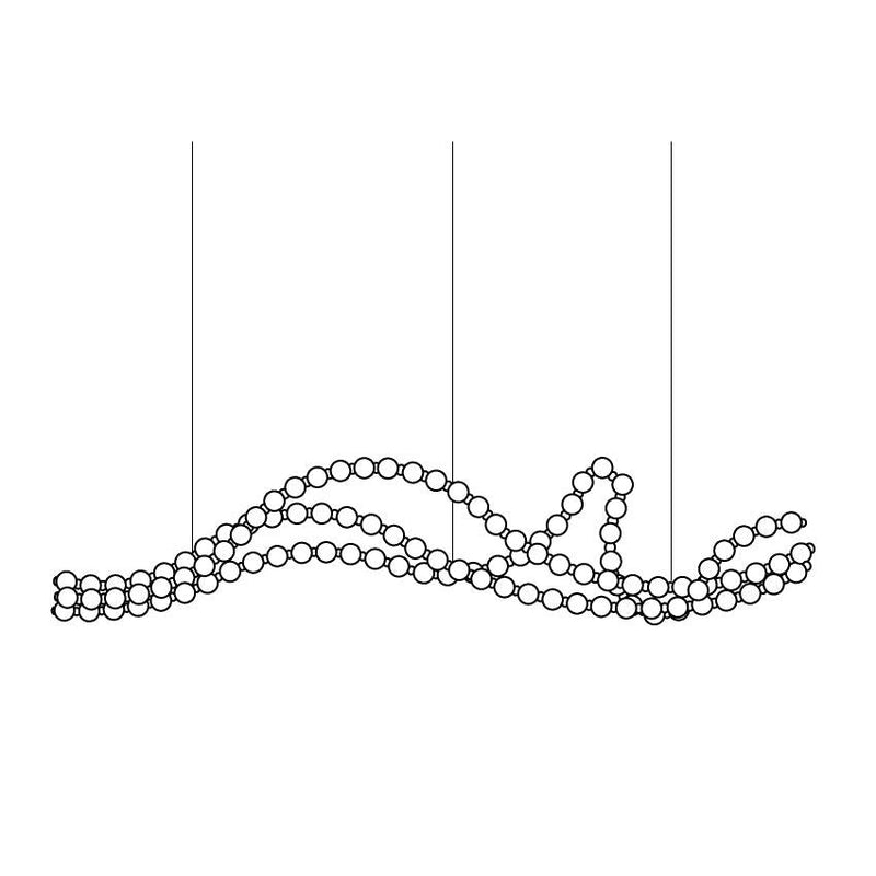 Pearl Necklace Pendant Light