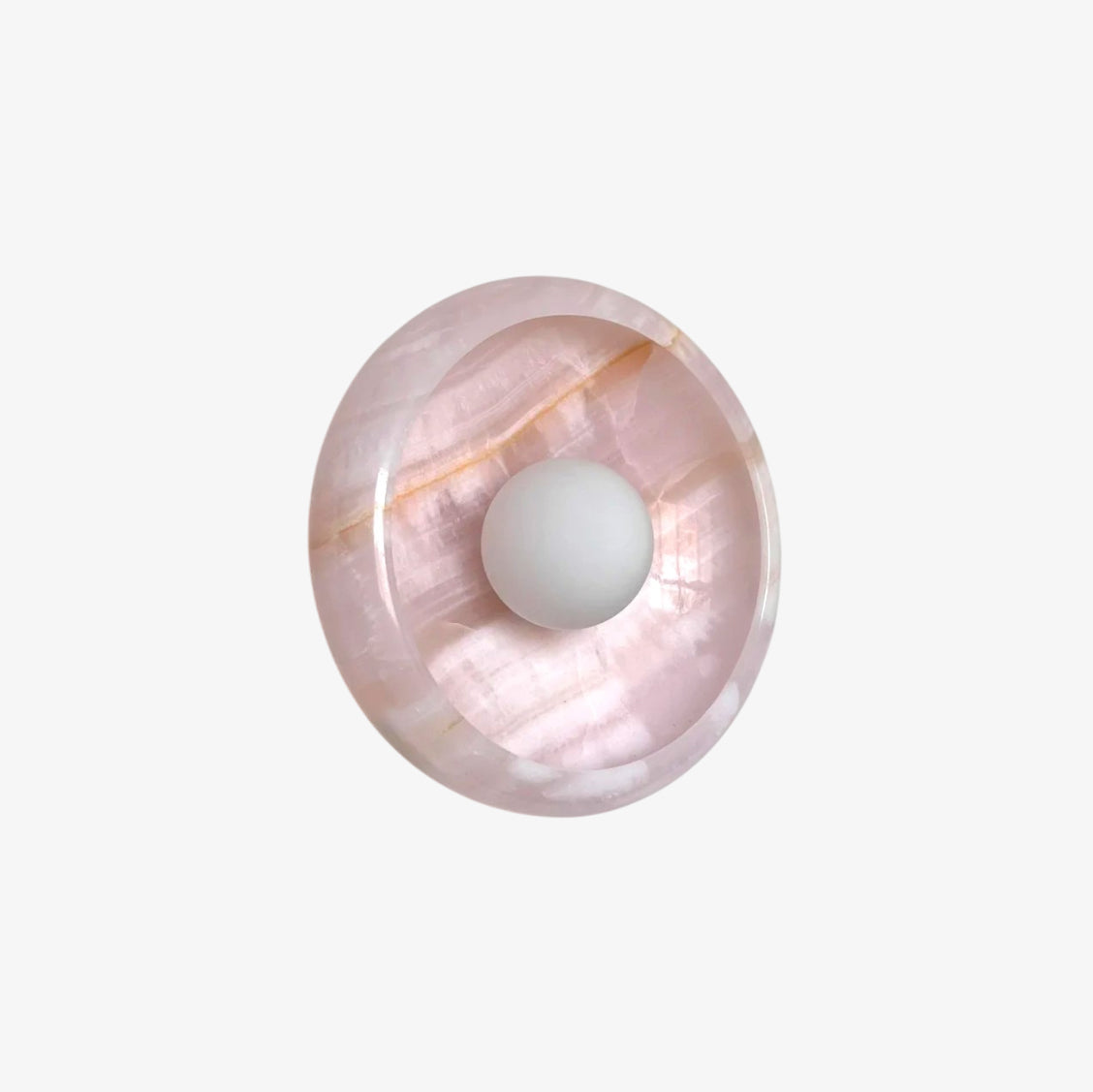 Pink Onyx Sconce