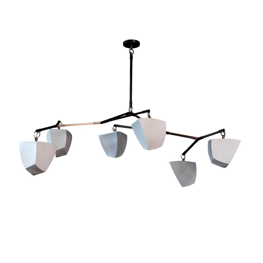 Porcelain Cassiopeia Mobile Chandelier