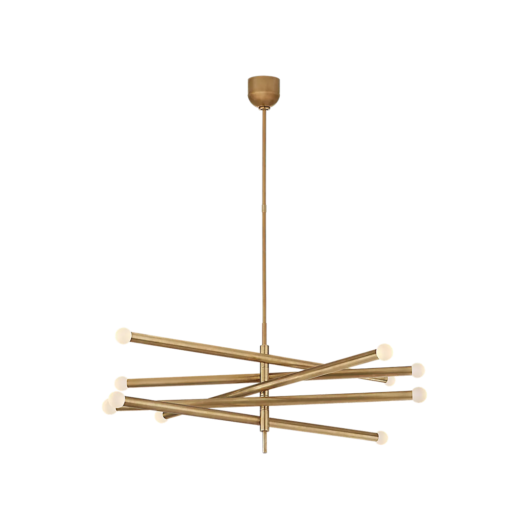 Rousseau Ten Light Articulating Chandelier