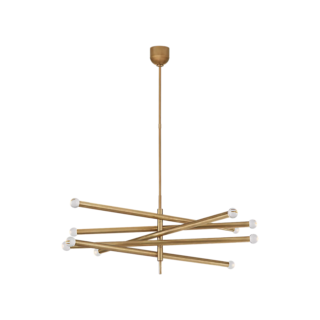 Rousseau Ten Light Articulating Chandelier