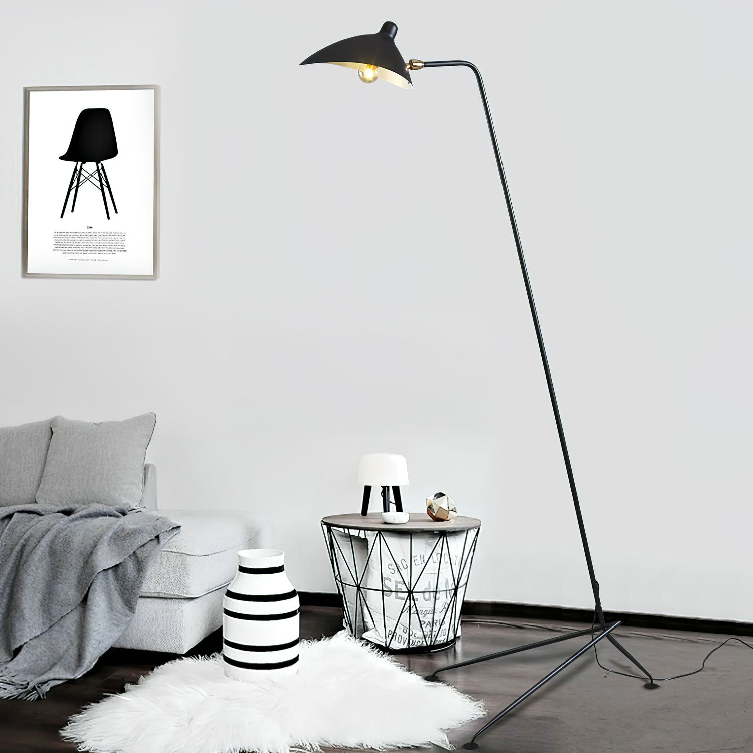 Serge Mouille Series Floor Lamp