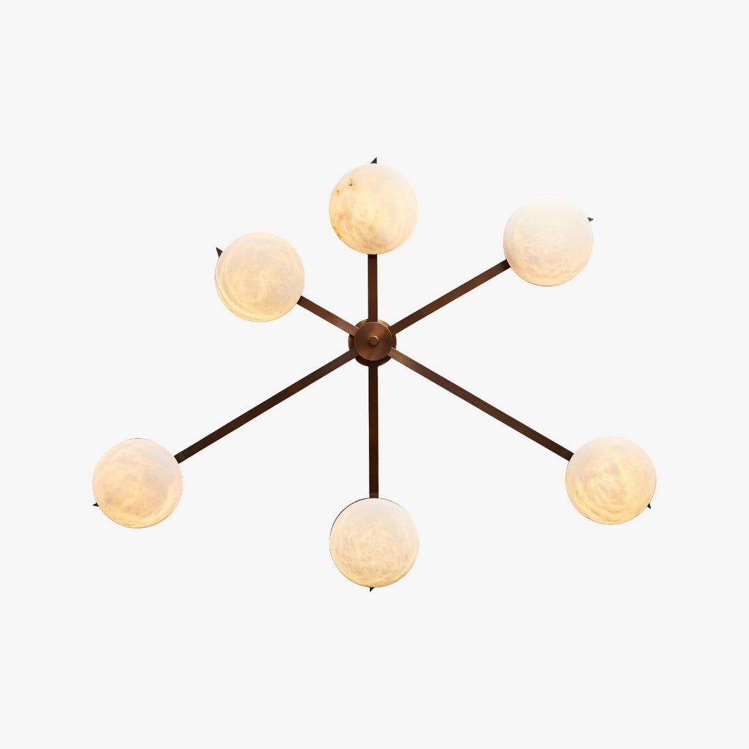Asymmetrical Flush Mount Lamp