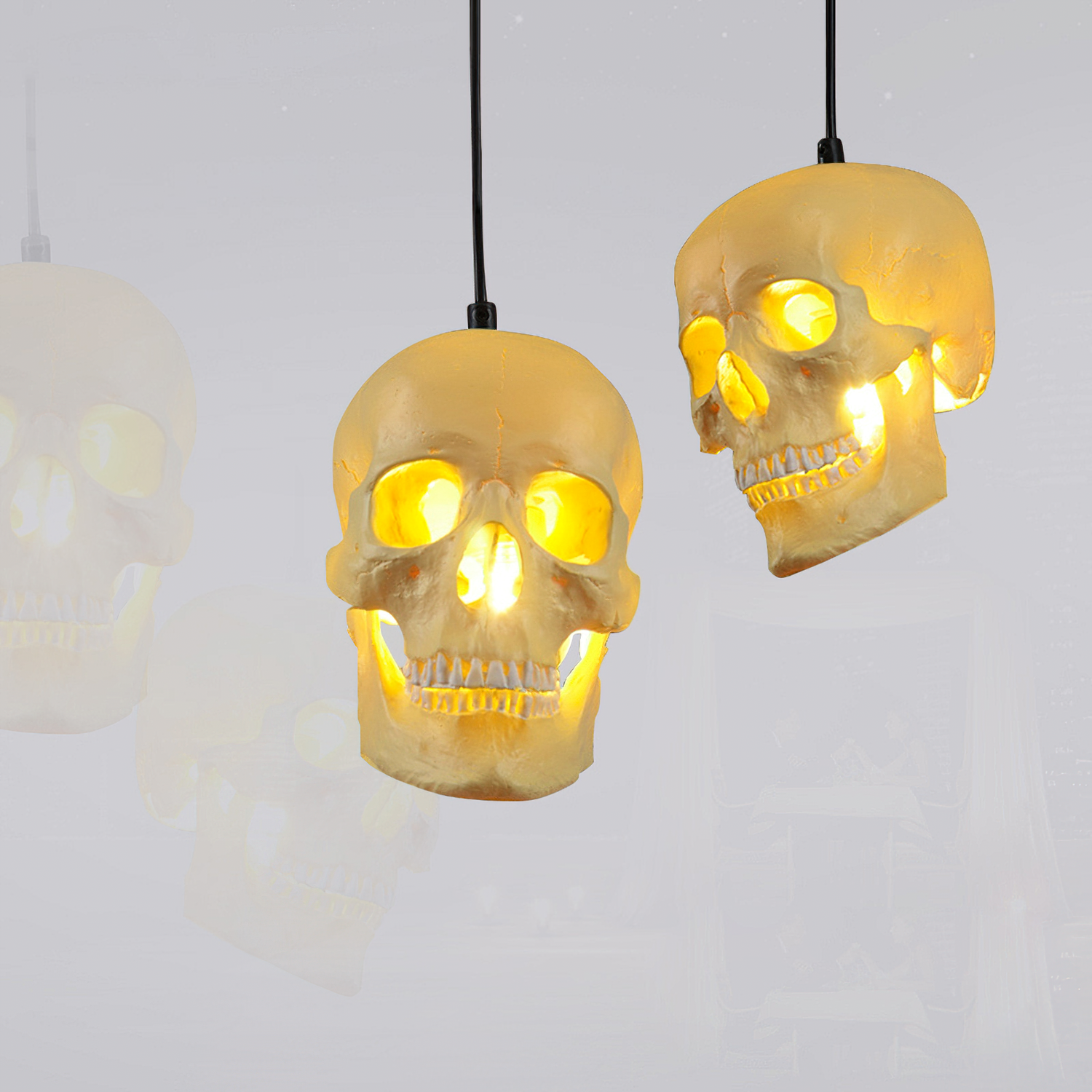 Reinke Skull Pendant Lighting