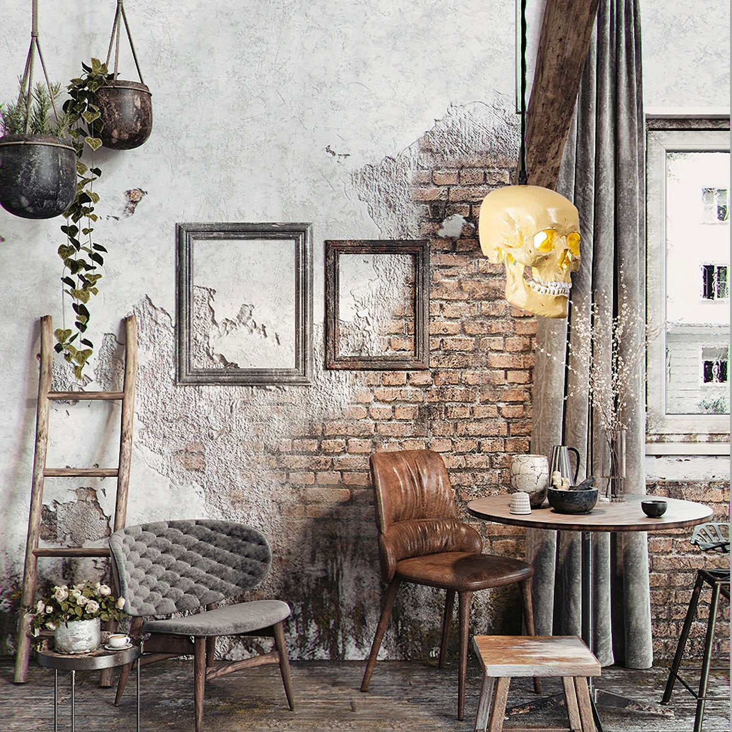 Reinke Skull Pendant Lighting