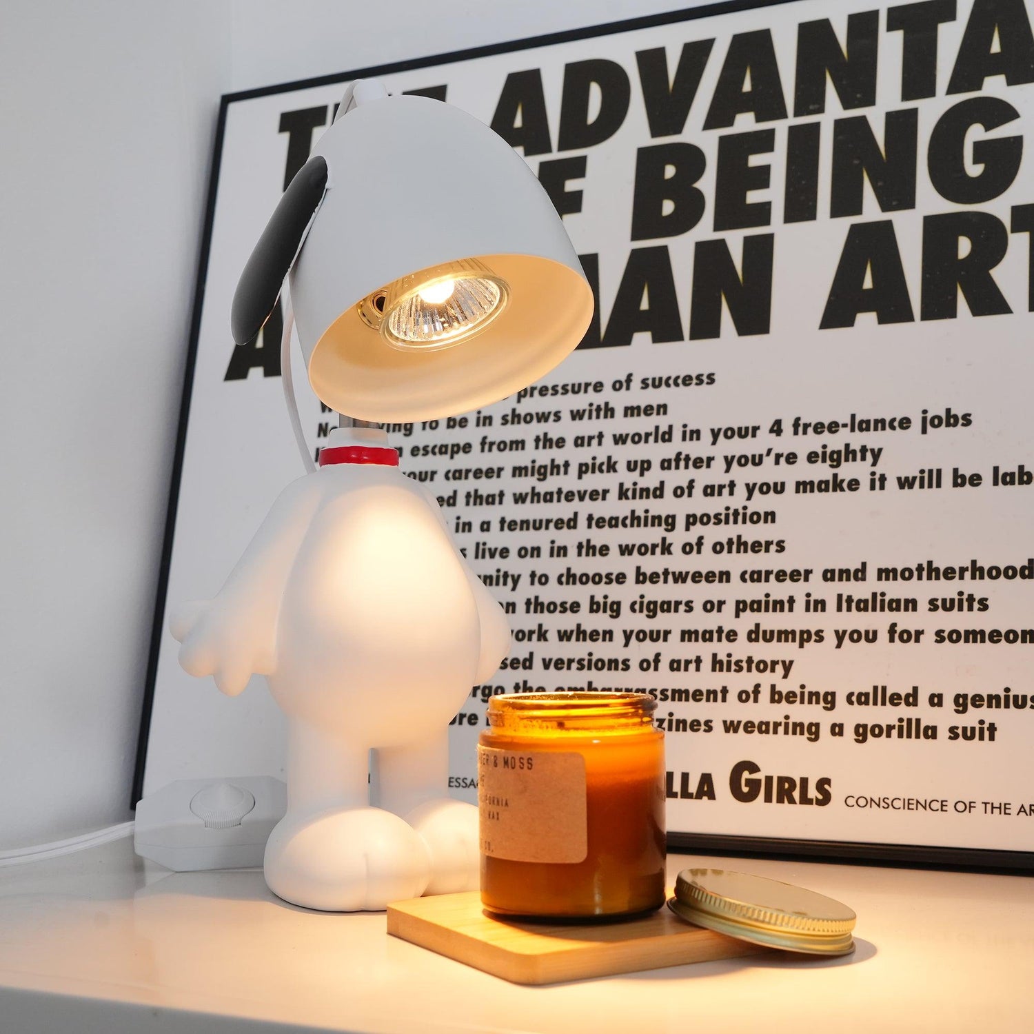 Snoopy Candle Warmer Table Lamp