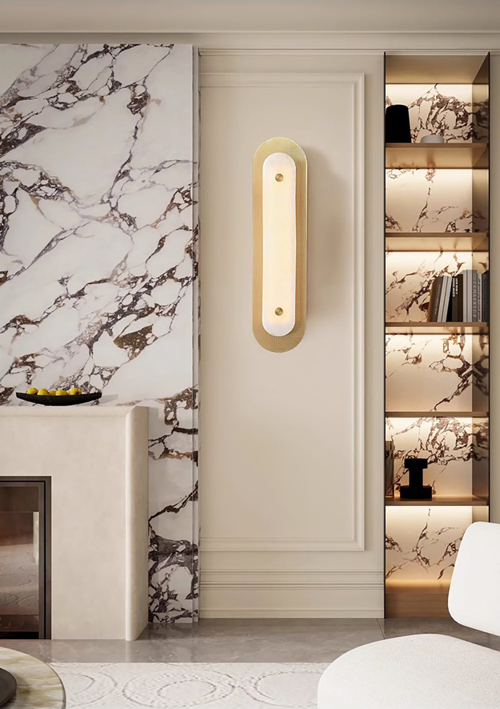 Sophia Alabaster Wall Sconce
