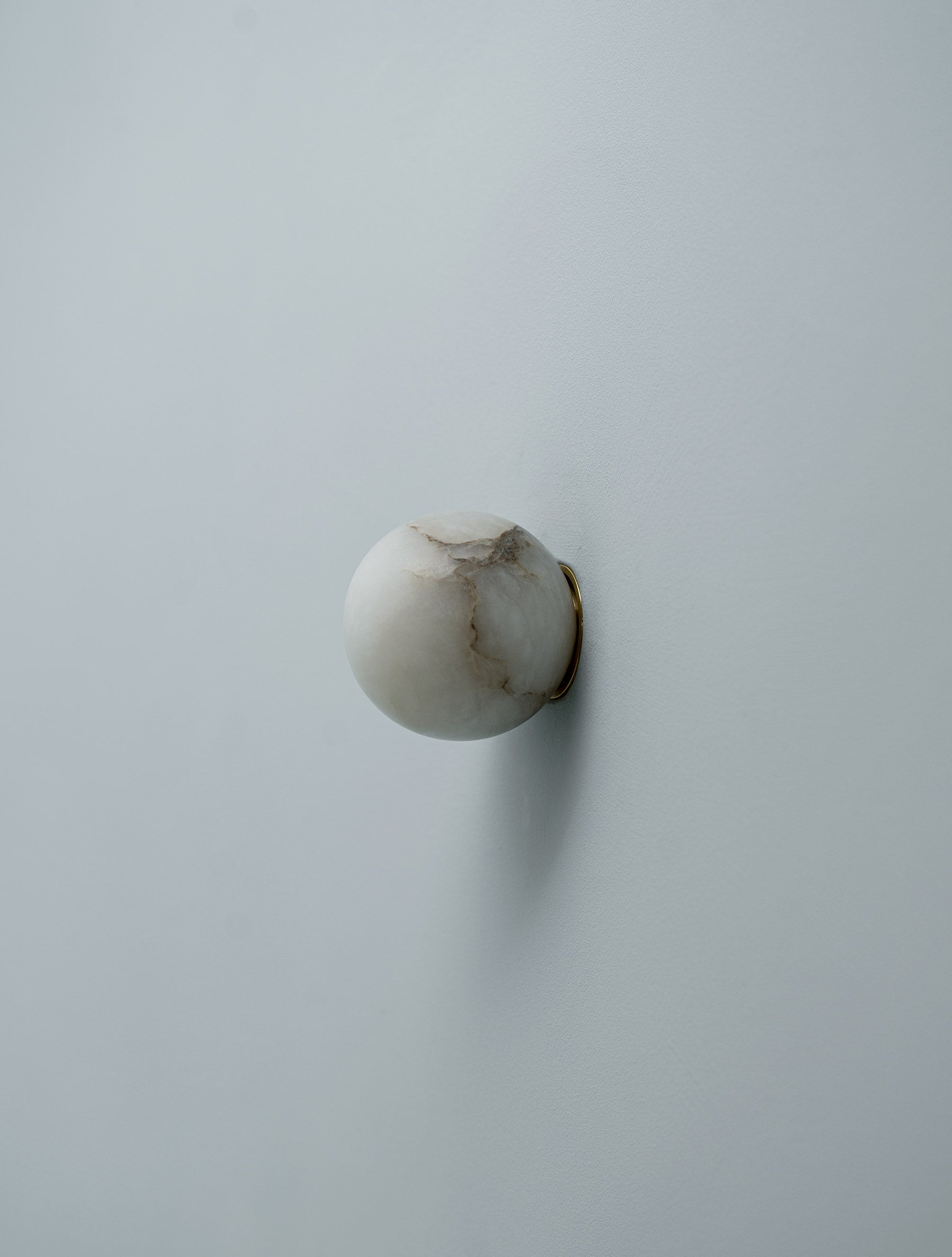 Stecher Alabaster Orb Wall Sconce