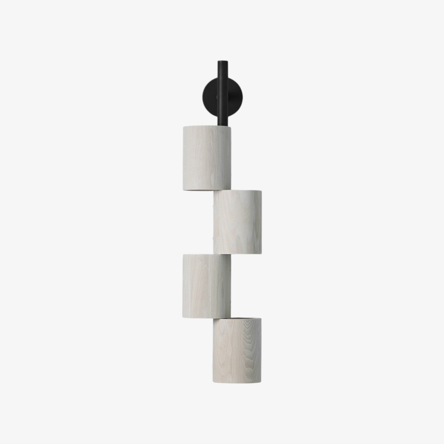Wood Totem Sconce