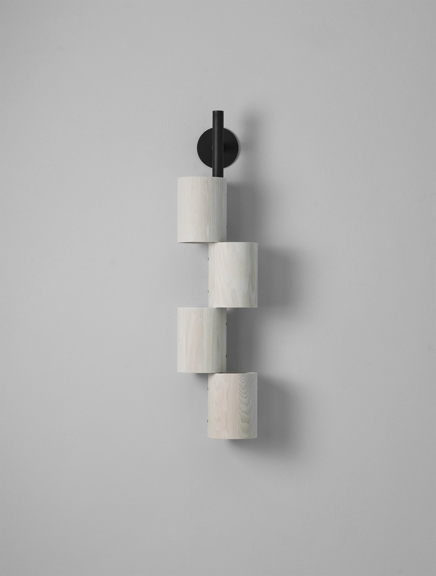 Wood Totem Sconce