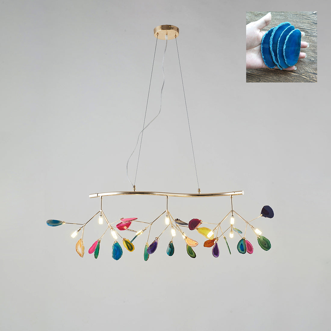 Candra Agates Chandelier