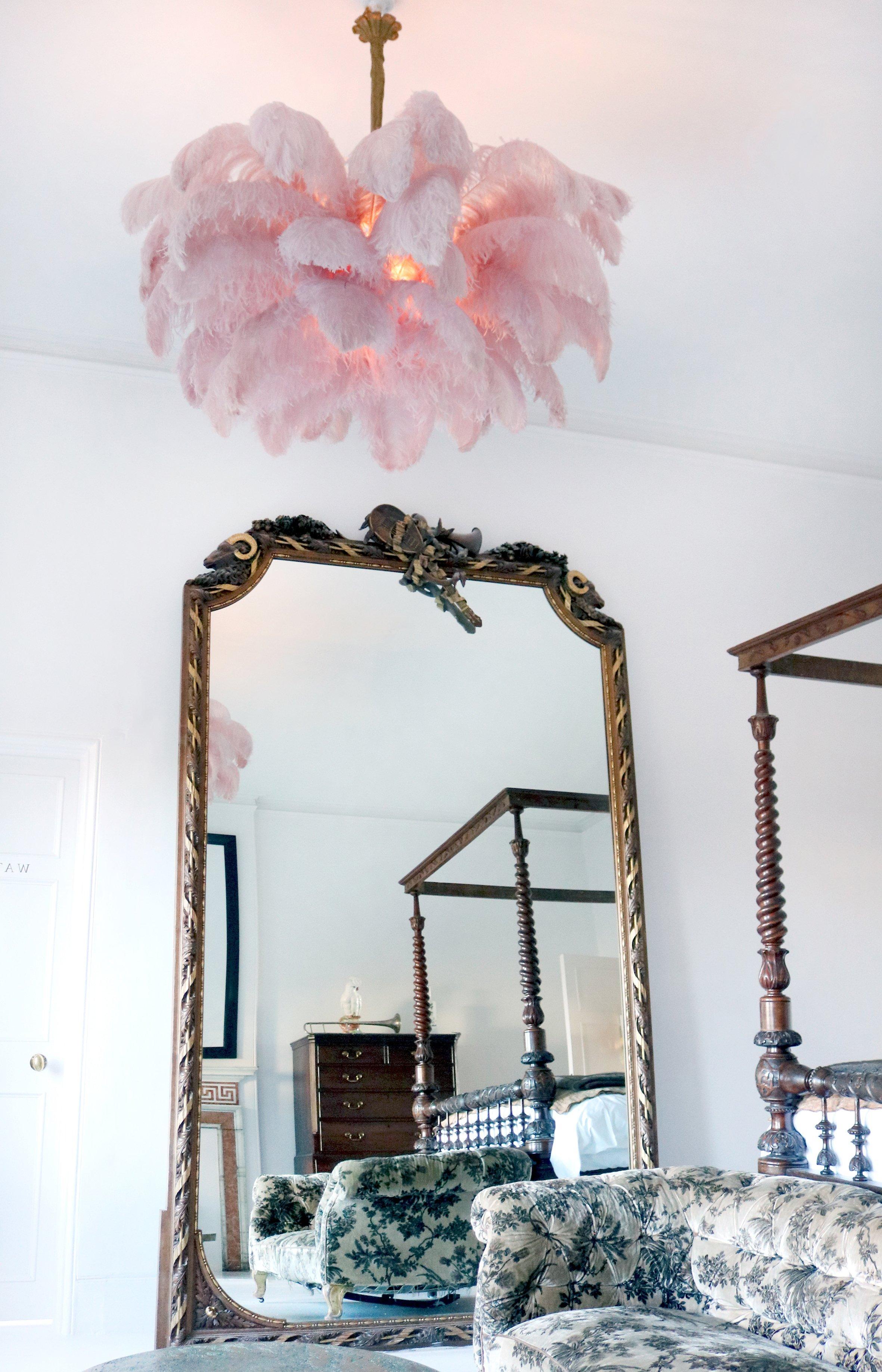 Fero Ostrich Feather Chandelier