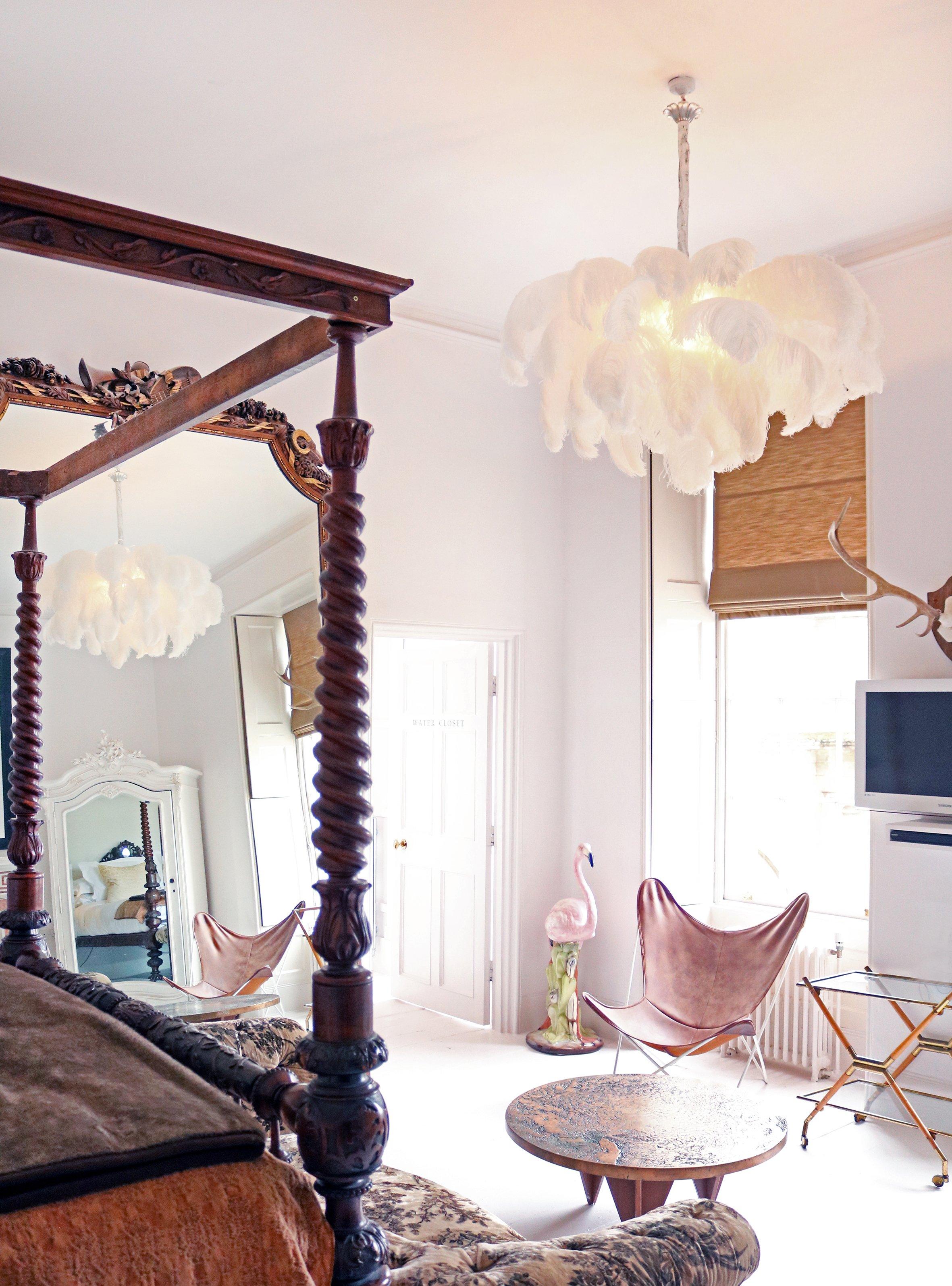 Fero Ostrich Feather Chandelier