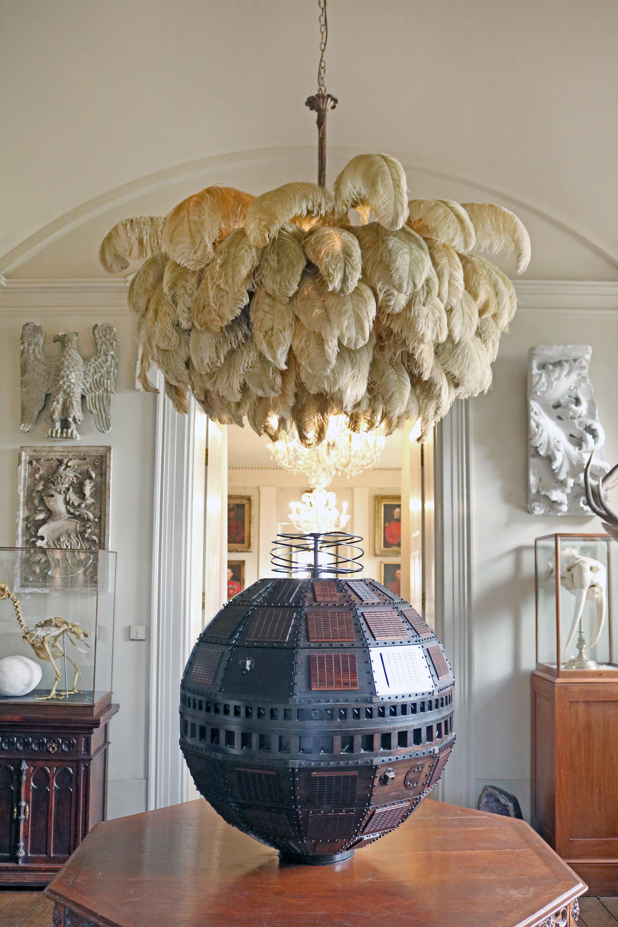 Fero Ostrich Feather Chandelier