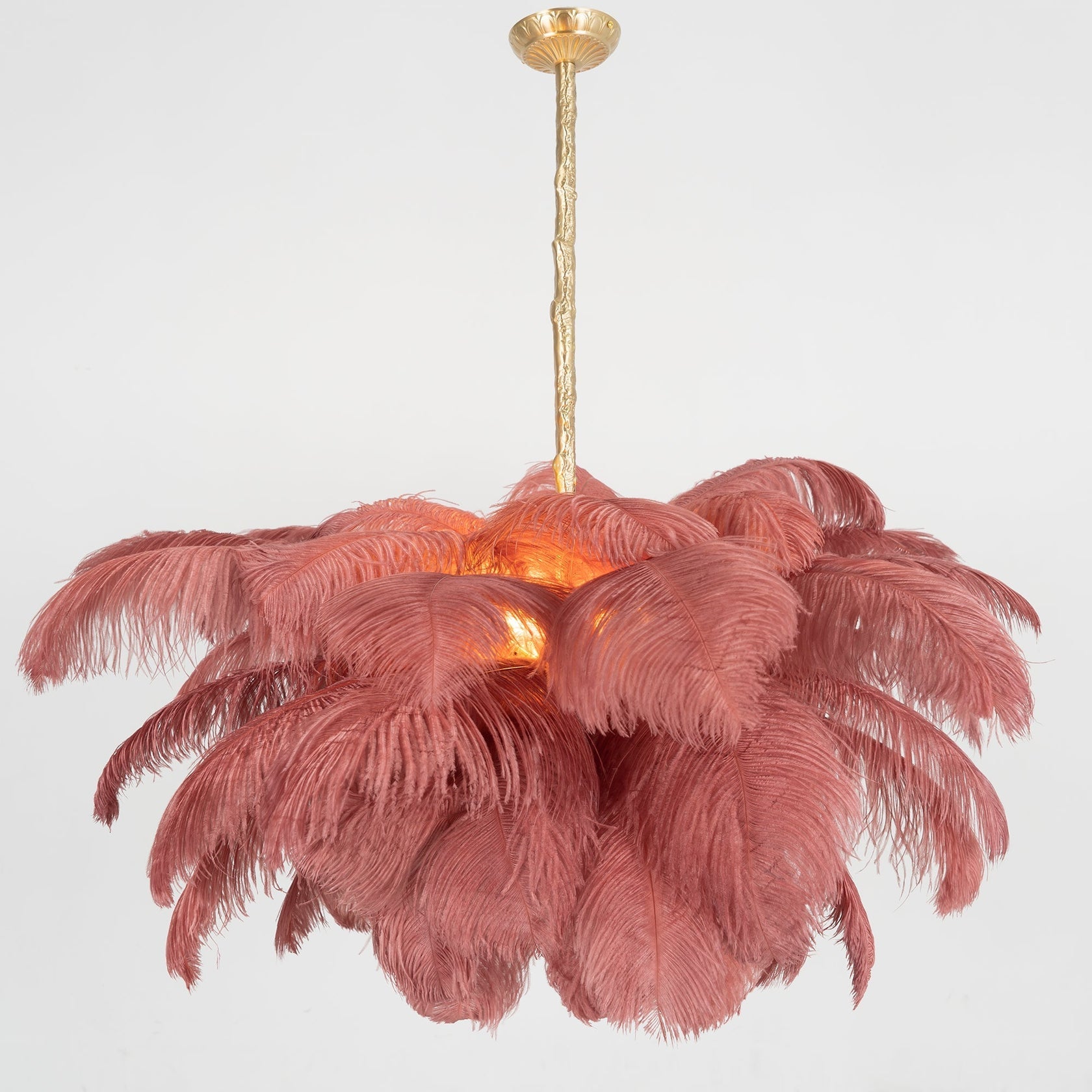 Fero Ostrich Feather Chandelier