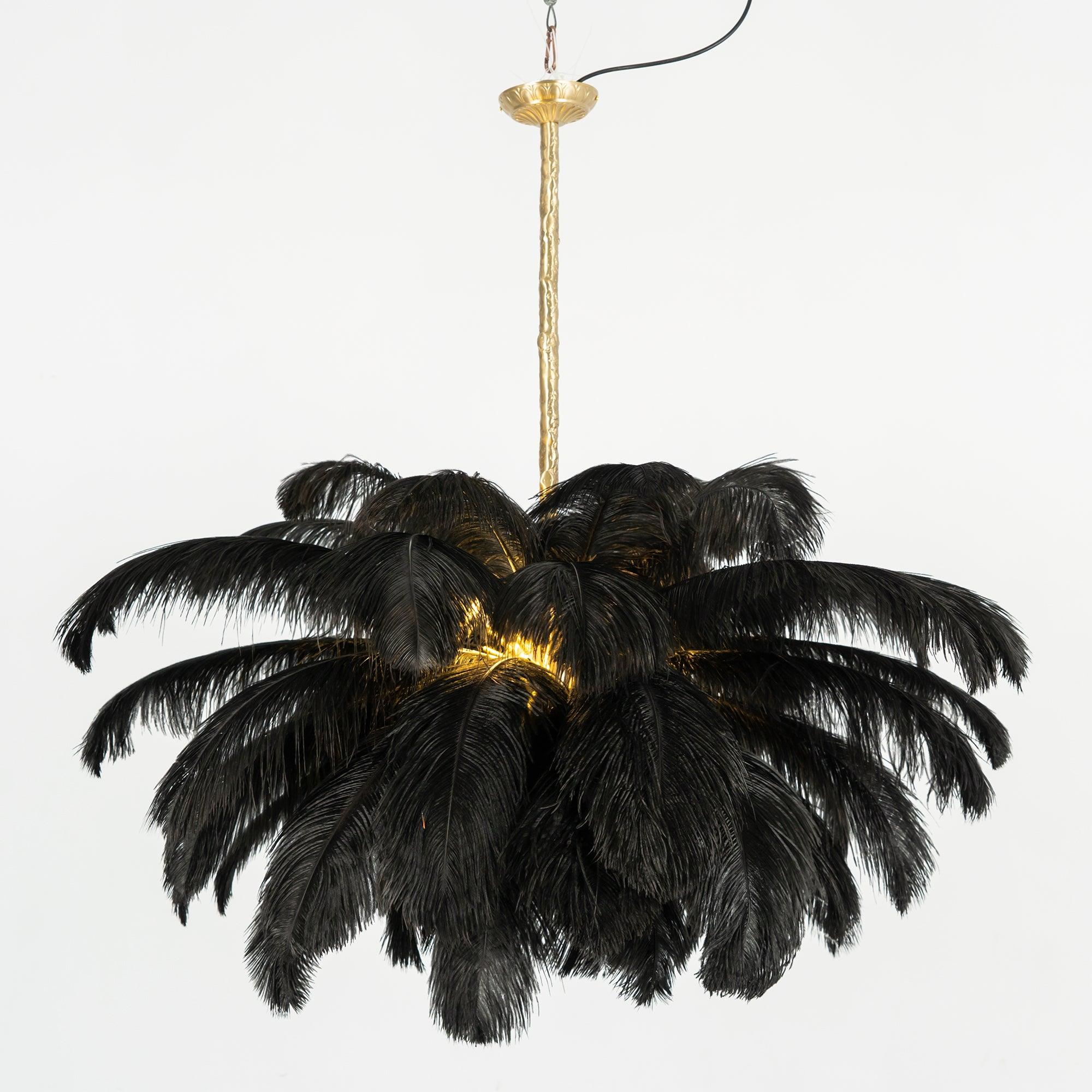 Fero Ostrich Feather Chandelier