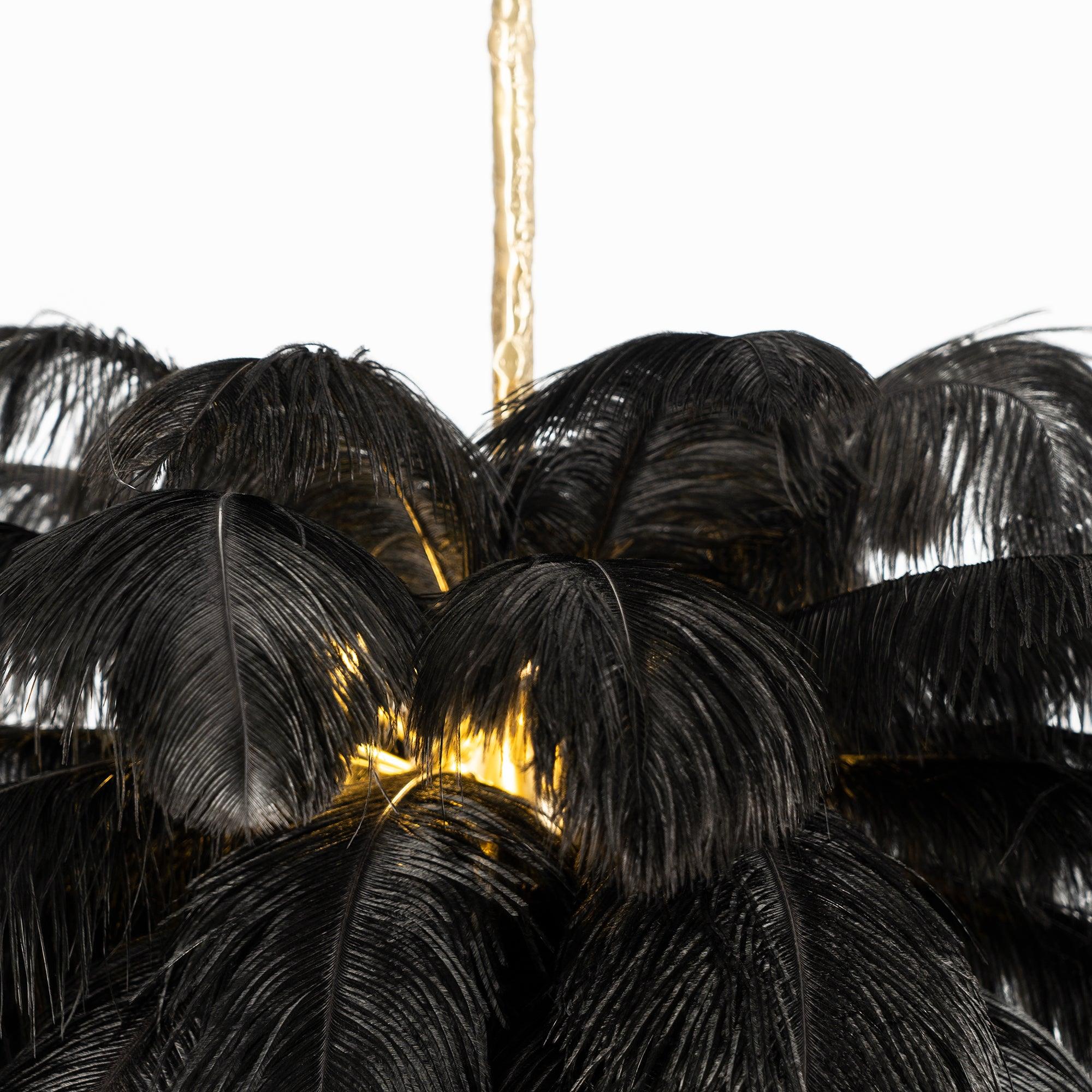 Fero Ostrich Feather Chandelier