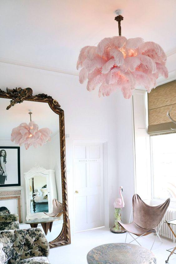 Fero Ostrich Feather Chandelier