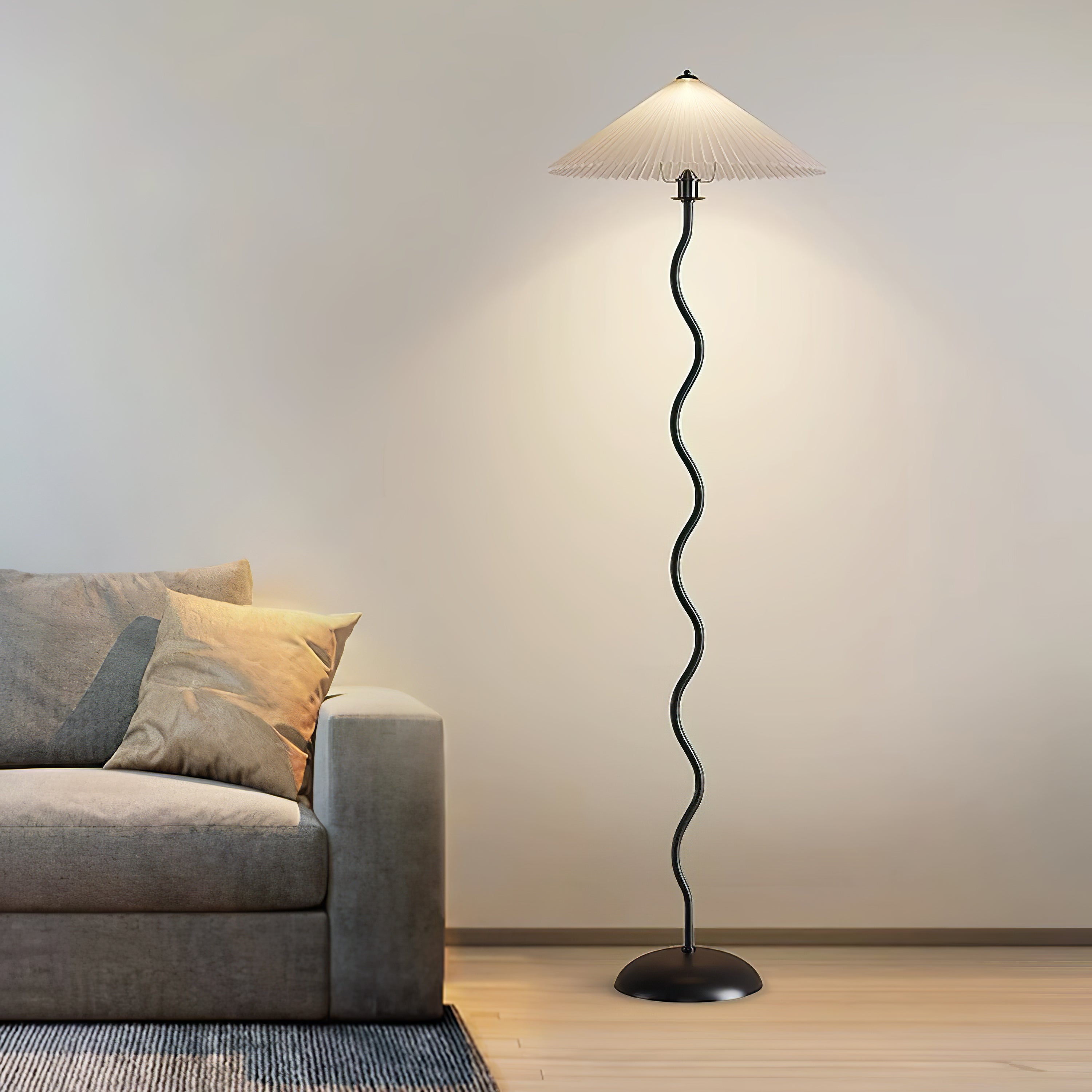 Sirna Series Pleated Floor Lamp